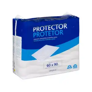 Protector cama tamaño 60 x 90 cm Deliplus Paquete 1 ud