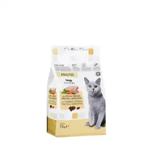 Comida gato adulto Supreme Compy con pollo, frutas y verduras Paquete 1.5 kg