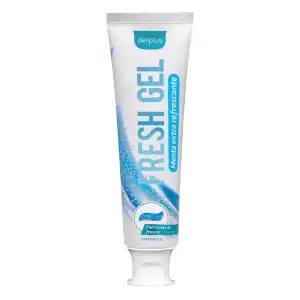 Dentífrico Fresh Gel menta extra refrescante Deliplus Tubo 0.1 100 ml