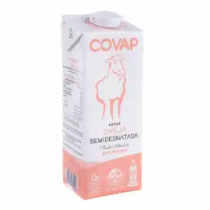 Leche semidesnatada de oveja Covap brik 1 l.