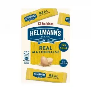 Mayonesa en bolsitas Hellmann's 12 ud.