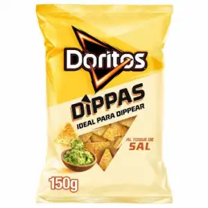 Nachos al toque de sal Dippas Doritos 150 g.