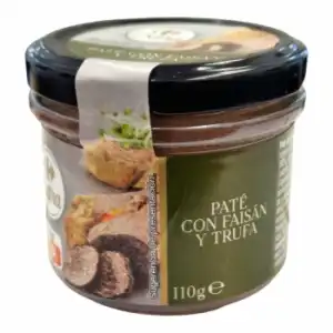 Paté con faisán y trufa Extra Carrefour 110 g.