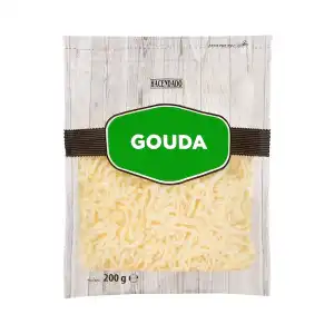 Queso rallado Gouda Hacendado Paquete 0.2 kg