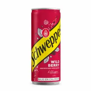 Schweppes Wild Berry lata 33 cl.