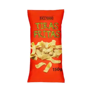 Tiras de maíz frito sabor barbacoa Hacendado Paquete 0.15 kg