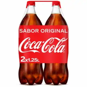 Coca Cola pack 2 botellas 1,25 L.