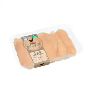 Filetes pechuga de pollo de campo Bandeja 0.5 kg