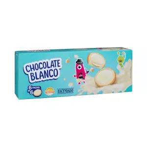 Galletas con chocolate blanco Hacendado Caja 0.2358 kg