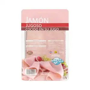 Jamón cocido jugoso Hacendado lonchas