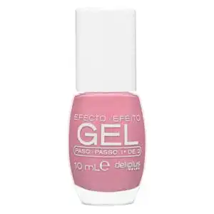 Laca de uñas efecto gel Deliplus 162 rosa 1 ud