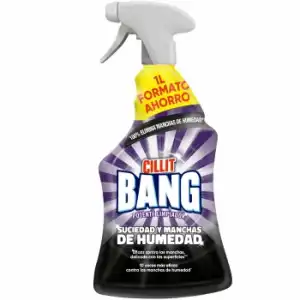 Limpiador de suciedad y manchas de humedad para baños y juntas negras Cillit Bang 1 l.