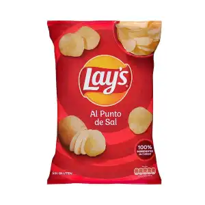Patatas fritas al punto de sal Lay's Paquete 0.195 kg