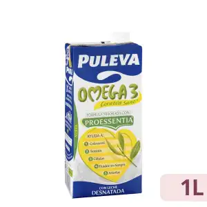 Bebida láctea desnatada omega 3 Puleva Brick 1 L