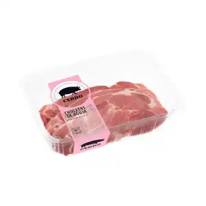 Chuletas aguja de cerdo Bandeja 0.65 kg