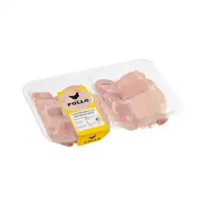 Contramuslos de pollo deshuesados y sin piel Bandeja 0.43 kg