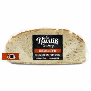 Hogaza masa madre con cereales y semillas The Rustik Bakery 400 g.