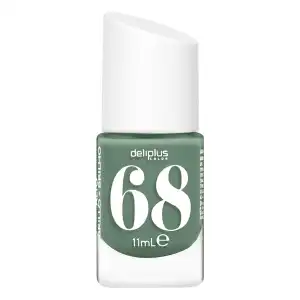 Laca de uñas alto brillo Deliplus 68 verde militar  1 ud