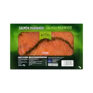 Salmón marinado Hacendado Paquete 0.08 kg