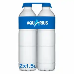 Aquarius sabor limón pack de 2 botellas de 1,5 l.