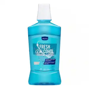 Enjuague bucal Fresh 0% alcohol Deliplus Botella 0.5 100 ml