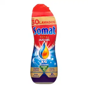 Lavavajillas Total Duo Somat en gel Botella 0.54 lv