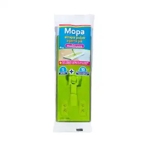 Mopa atrapa polvo Bosque Verde multiusos Paquete 1 ud