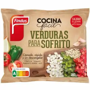 Verduras para sofrito Findus 250 g.