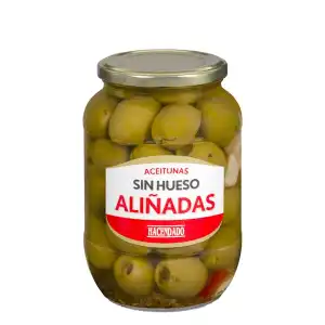 Aceitunas aliñadas Hacendado sin hueso Tarro 0.835 kg