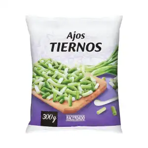 Ajo tierno Hacendado ultracongelado Paquete 0.3 kg