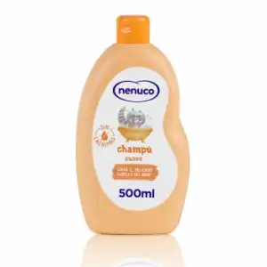 Champú suave para bebé con leche de almendras dulces sin lágrimas Nenuco 500 ml.