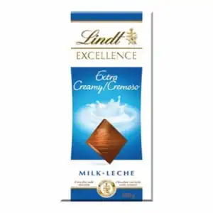 Chocolate con leche extra cremoso Lindt Excellence 100 g.