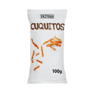 Cuquitos sabor queso Hacendado Paquete 0.1 kg