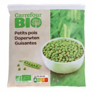 Guisantes ecológico Carrefor Bio 600 g.