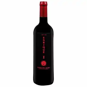 Vino tinto joven tempranillo Enrique I D.O. Ribera del Duero 75 cl.