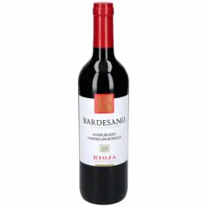 Vino tinto semicrianza Bardesano D.O.Ca. Rioja 75 cl.