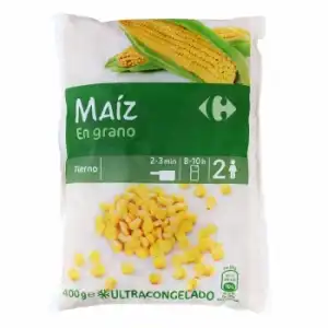 Maíz dulce en grano Carrefour 400 g.