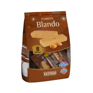Turrón blando en porciones Hacendado calidad suprema Paquete 0.2 kg