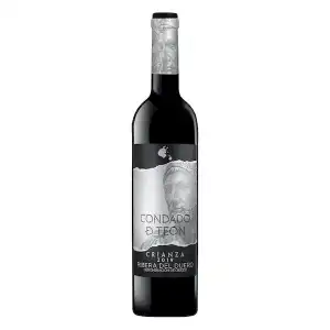 Vino tinto D.O Ribera del Duero Condado de Teón crianza Botella 750 ml