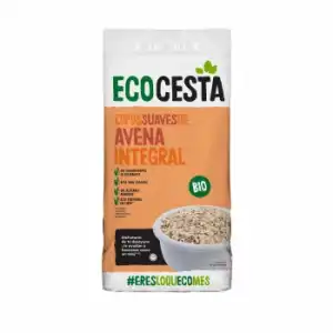 Copos suaves de avena integral sin azúcares añadidos ecológicos Ecocesta 800 g.