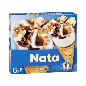 Helado cucurucho de nata Caja 720 ml