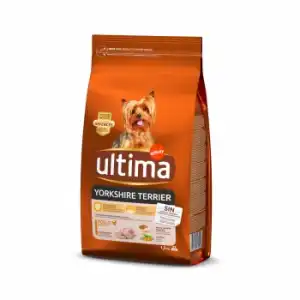 Pienso de pollo para perros adultos yorkshire terrier Ultima Dog 1,5 Kg