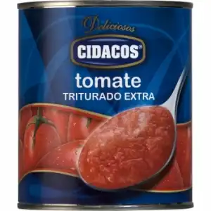 Tomate triturado Cidacos 800 g.