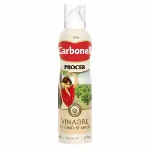 Vinagre de vino blanco Carbonell 200 ml.