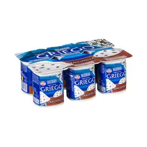 Yogur griego stracciatella Hacendado 6 ud. X 0.125 kg