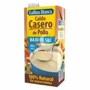 Caldo casero de pollo bajo en sal Gallina Blanca 1 l.