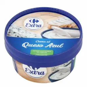 Crema de queso azul Carrefour sin gluten 125 g.