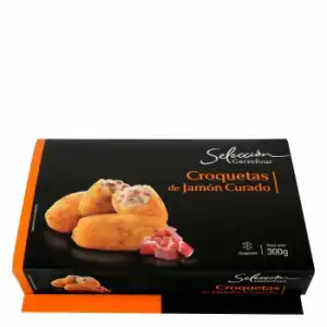Croqueta de jamon curado Carrefour Selección 300 g.