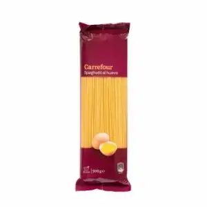 Espaguetis al huevo Carrefour 500 g.