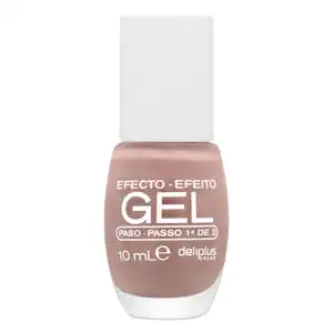 Laca de uñas efecto gel Deliplus 243 Nude beige  1 ud
